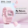 ZGO X Sanrio My Melody New Electronic Watch Dual Display Waterproof Luminous Student Watches Multi-Functional Digital Watch 810 2