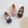 Toddler Girl Glitter Leather Flat Little Children Dress Princess Slip-on Sweet Soft Shoes 5