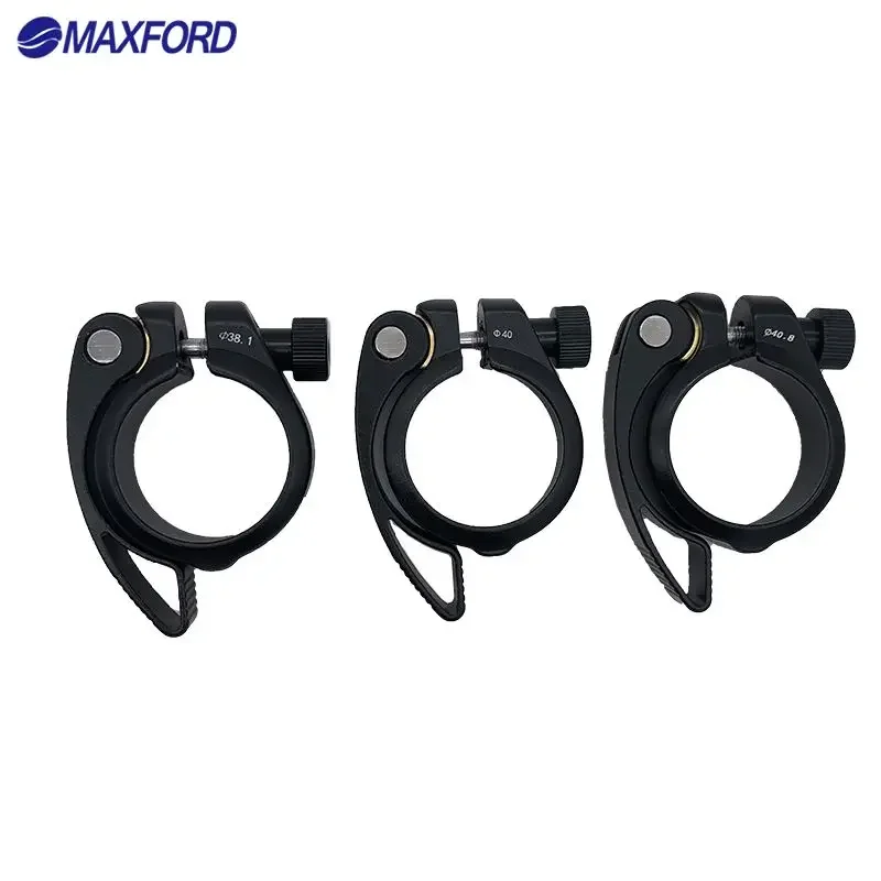 MAXFORD Morsetto Reggisella Per Bicicletta Pieghevole A Sgancio Rapido 38.1/40/40.8 Morsetto Per Bicicletta In Lega Di Alluminio Pilastro Sedile Morsetto Per Tubo Sella Bici - Foto 4