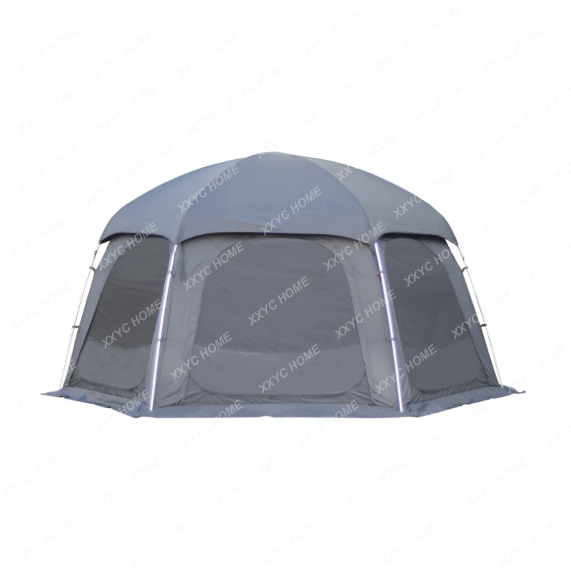 

Outdoor Camping Tent Hexagonal Burning Fire Tent Ridge Large Space Family