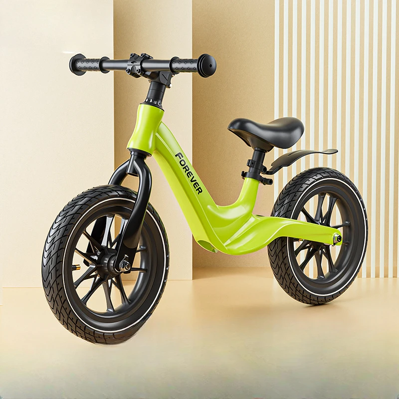 

Children's Balance Bike, Baby Footless Ultra Light Magnesium Alloy 12/14 Inch Sliding Slide Bike