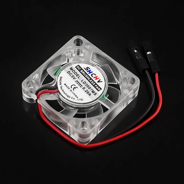 2 Ventole Di Raffreddamento Per Raspberry Pi 40x40x10mm - DC 5V Per Pi 4, 3B+, 3/2 Model B - Foto 9