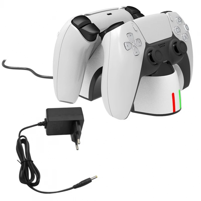 Caricabatterie A Doppia Parete Per Sony Play Station 5 Supporto Ps5 # Sony Play Station 5 (Cfi-1015A, Cfi-1016A)