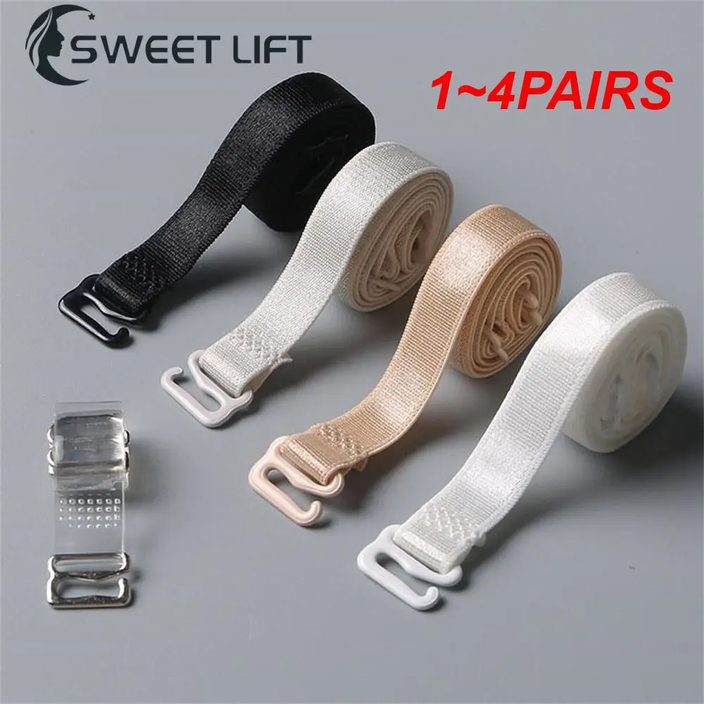 Underwear Accessories Comfortable Convenient Elastic Shoulder Bra Strap Anti-slip 1~4PAIRS bra straps,invisible bra straps