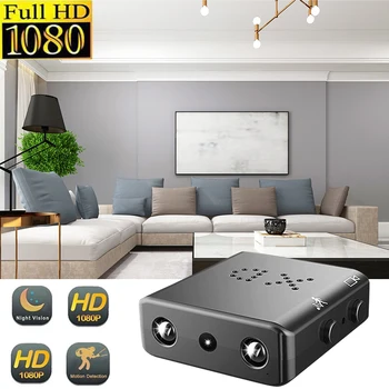 풀 HD 미니 캠, 1080P 미니 카메라, 보안 보호 나이트 비전 캠, 모션 감지 보안 캠코더, HD 비디오 레코더