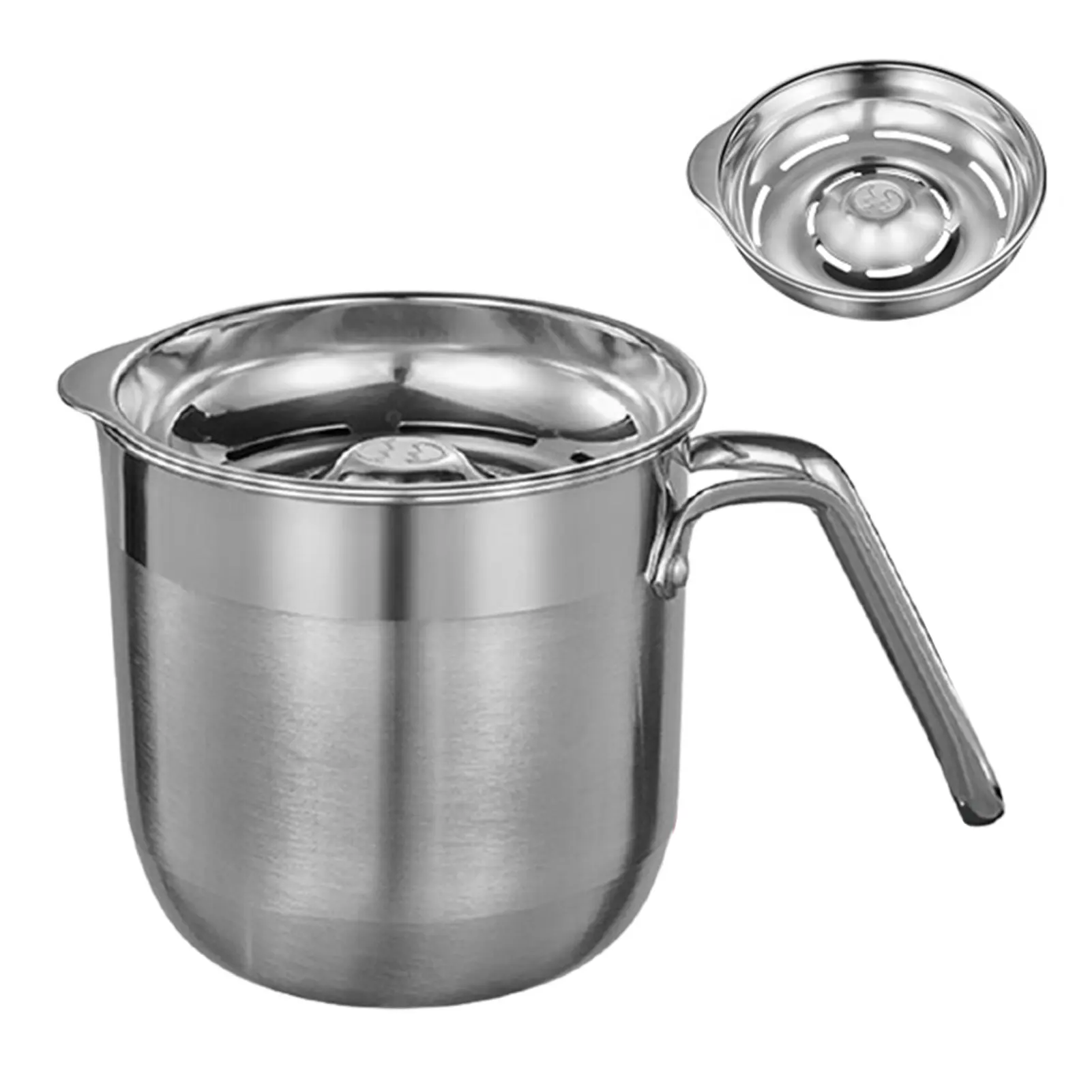 

Простой в чистке кухонный инструмент большая емкость из нержавеющей стали разделитель желтка фильтр быстрого разделения с контейнером портативный