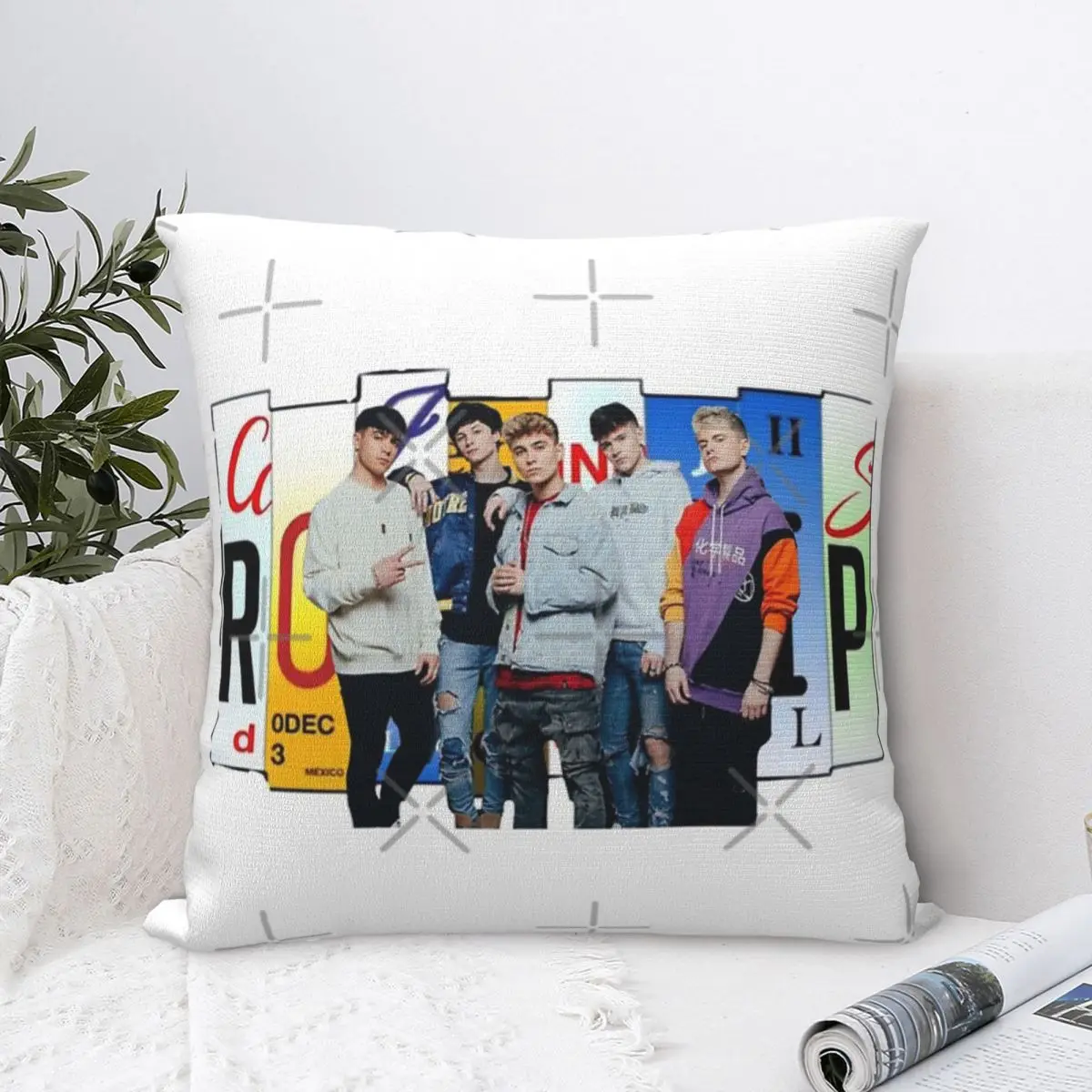 Roadtriptv подушка, наволочка, Современная наволочка, Персонализированные подушки, Декор для дома