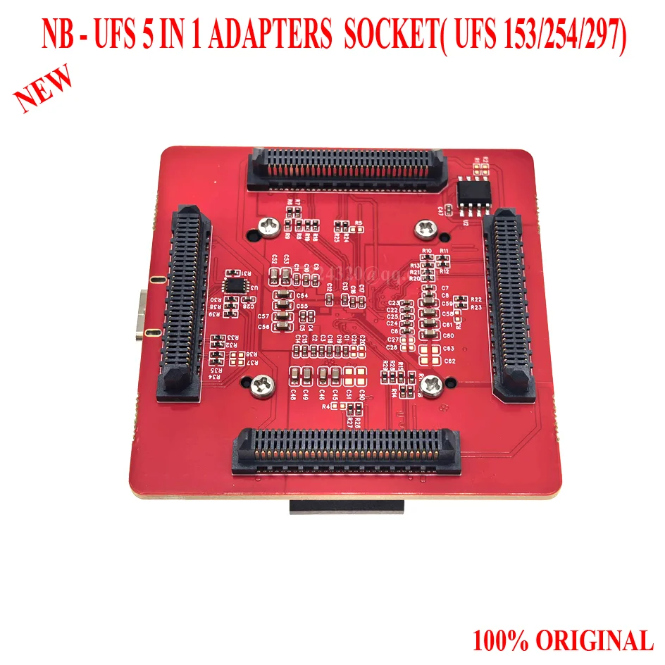 2026 신형 오리지널 NB-UFS 5 in 1(254/153/297)x 어댑터/+F64 ISP 어댑터 (F64 툴박스/미피 박스용)