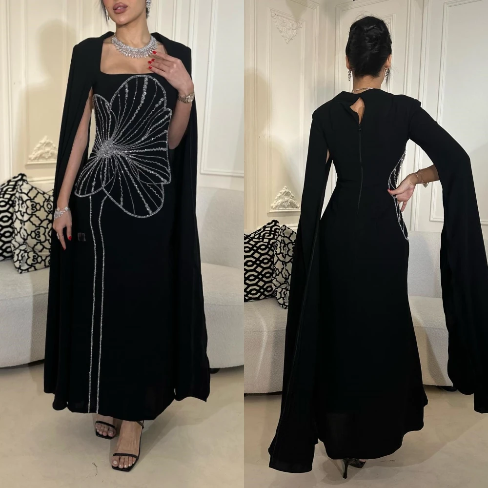 prom dress saudi arabia satin draped clubbing a line strapless bespoke occasion gown long sleeve dresses Prom Dress Saudi Arabia Satin Beading Draped Homecoming A-line Strapless Bespoke Occasion Gown Long Sleeve Dresses