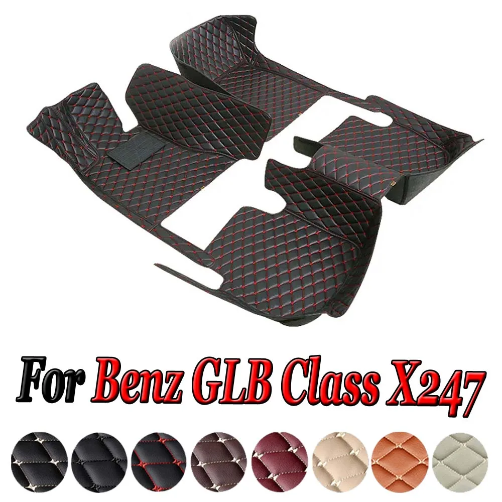 

Автомобильные коврики для Mercedes Benz GLB Class X247, пять сидений 2019, 2020, 2021, 2022, под заказ, автомобильные накладки на ножки, ковер, аксессуары