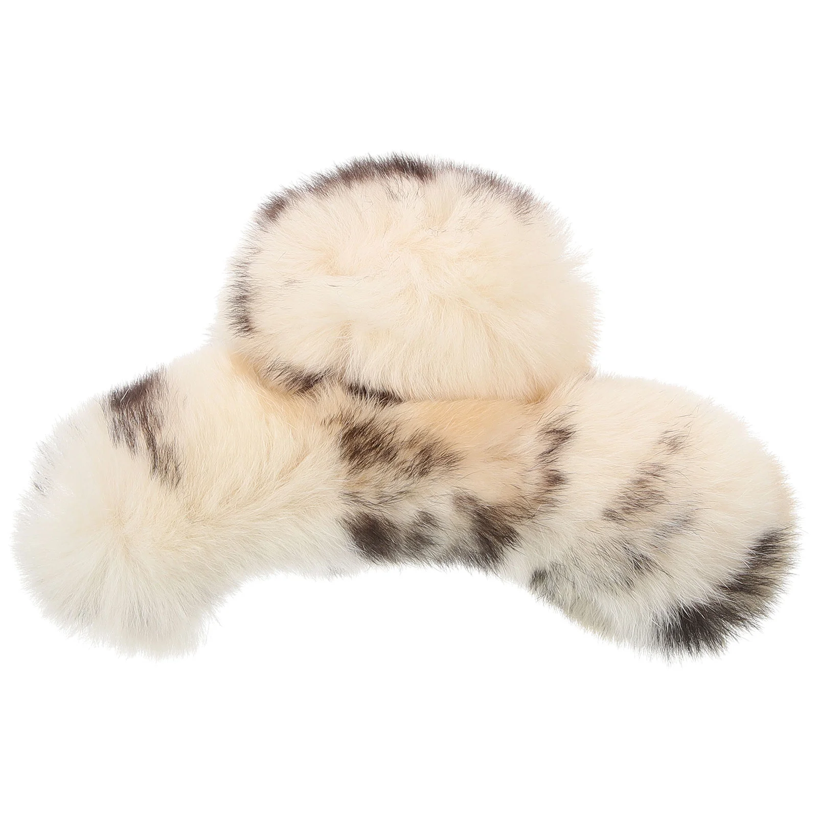 

Rex Rabbit Fur Gripper Hair Jaw Clips Large Claw Accessories for Women Tiara Girls up