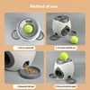 Dog Tennis Ball Food Reward Machine, Interactive Puzzle Toy with Slow Food Dispenser,Outdoor Training Toys Ball Launcher For Pet 6