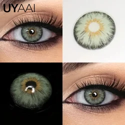 Vibrant Natural Look Colored Eye Contacts - Enhance Your Eye Color (Siri green)