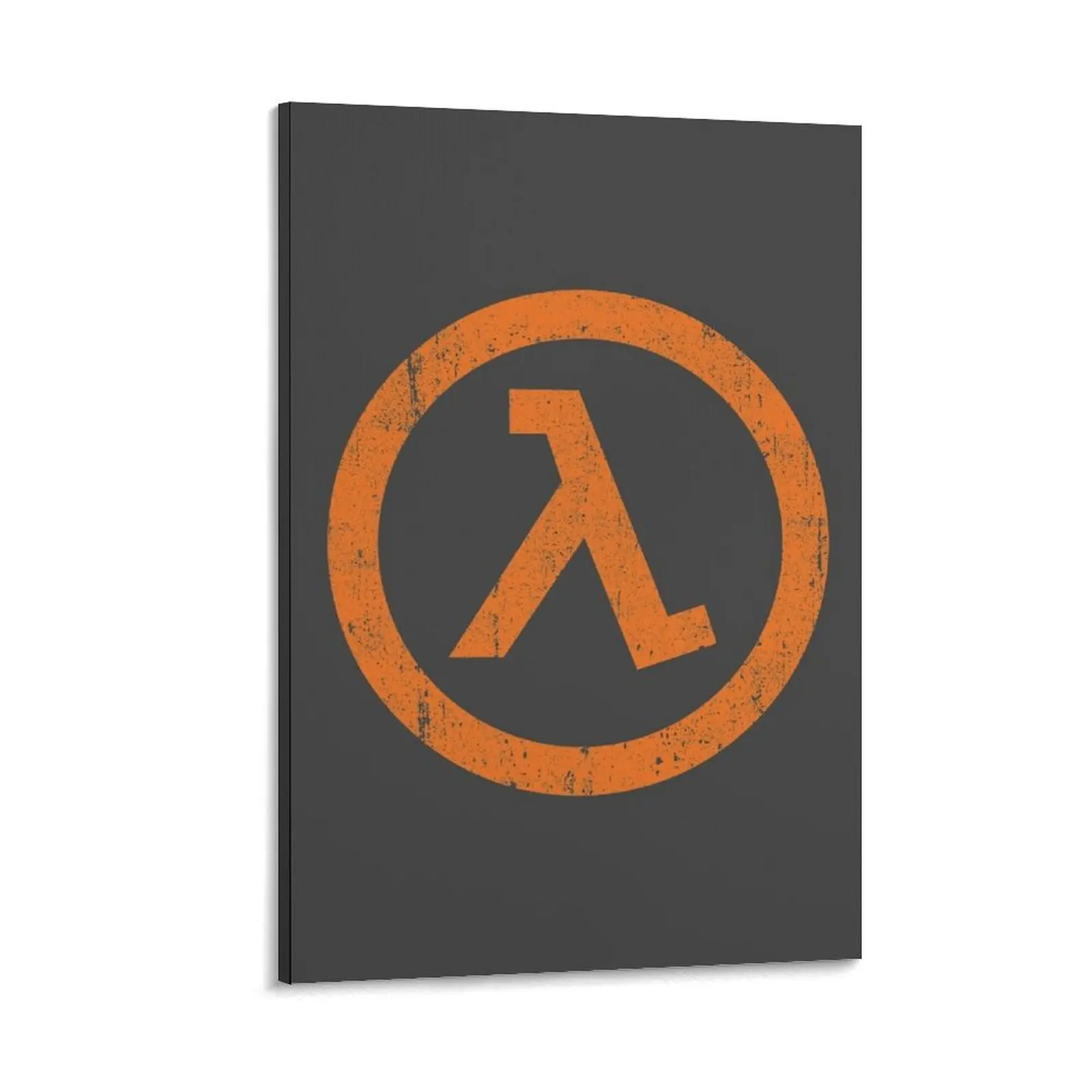 

Half Life Lambda Symbol Canvas Painting korean room decor japanese room decor vintage home decor for room