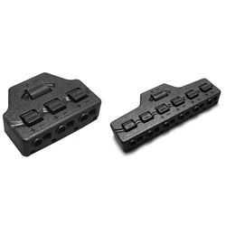 Low Voltage Wire Splitter Distribution Block for LED Lighting Connection (3 Ports and 6 Ports)