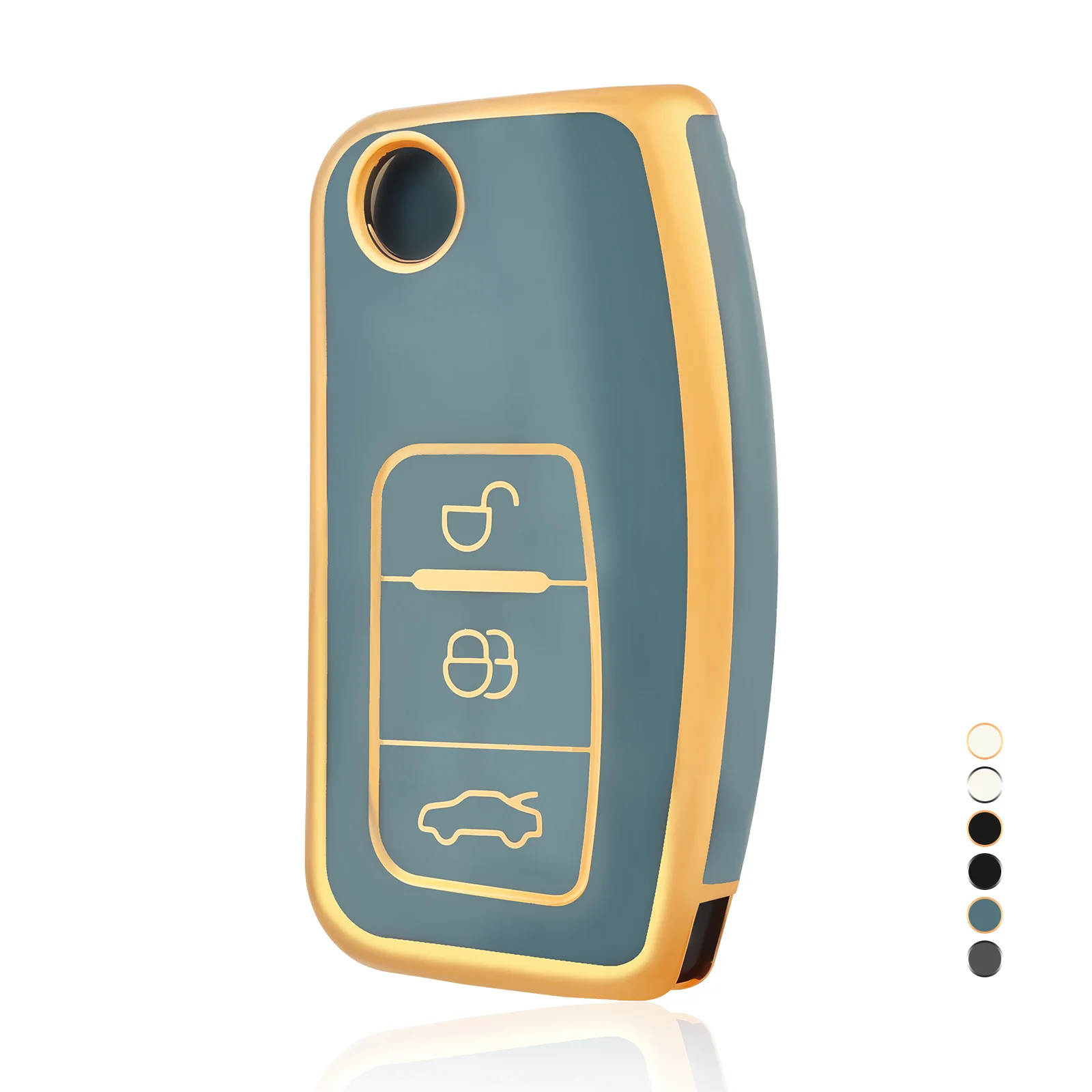 Premium Key Fob Cover Case Shell for Popular Ford Models