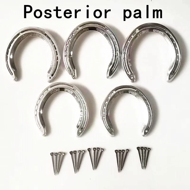4 soles 24 nails Aluminum alloy horseshoe iron horseshoe speed racing horse shoe nail horse equipment horse harness supplies