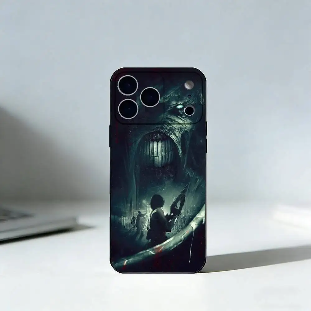 Resident Evil Black Silicone Phone Case