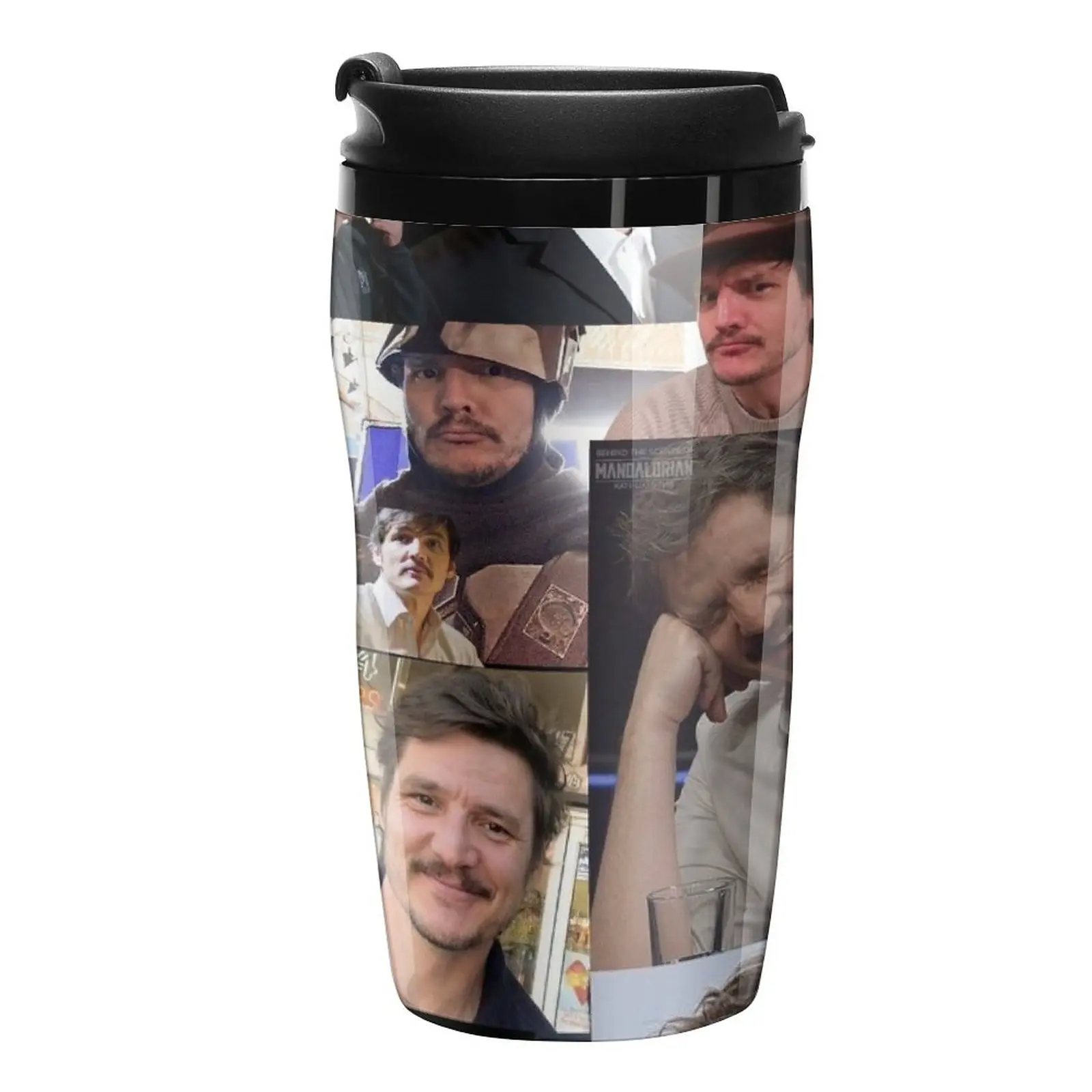 

New Pedro Pascal collage pics Travel Coffee Mug Original And Funny Cups To Give Away Thermo For Coffee Luxury Coffee Cup