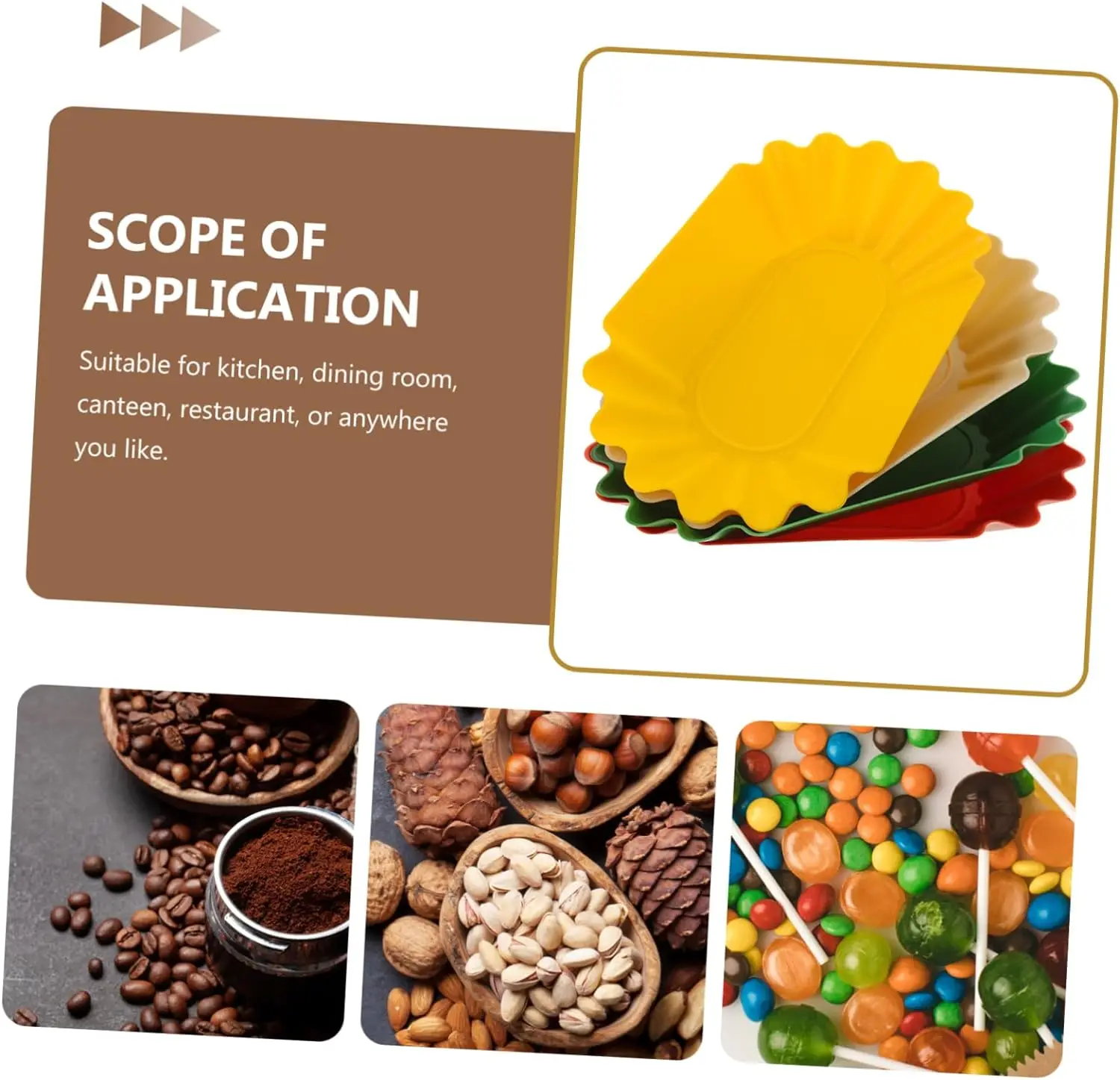 Coffee Beans Cupping Sample Tray Reusable Plastic Plate for Scooping and Weighing Coffee Bean Kitchen Tool Bean Tray storage tray kitchen tray bamboo organizer tray jewelry storage tray soap dispenser tray drink tray