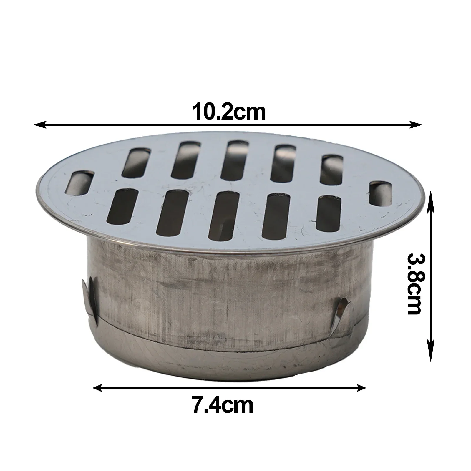 Scarico A Pavimento In Acciaio Inox - Antiblocco, Rimovibile - Per Balconi, Cortili, 75mm - Foto 10