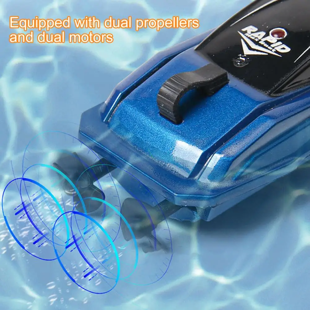 1 Set Compact Hovercraft Toy High Speed RC Boat Toys RC Racing Boat Classic Toy Model Toys