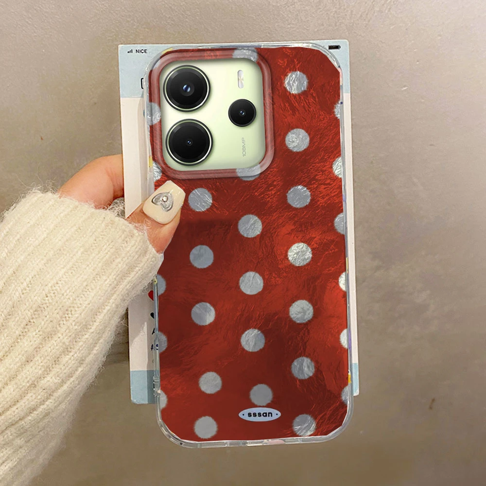 Brown Circular Dots Phone Case Cover