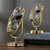 15-60 Minutes European Retro Brass Hourglass 360° Rotating Metal Sand Clock Antique Timer Home Office Desktop Decoration Gifts 2
