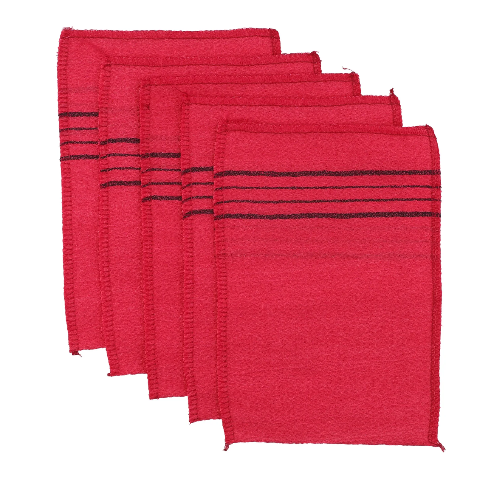 Exfoliating Bath Towel 5 Pcs Korean Italy Asian Exfoliating Bath Washcloth