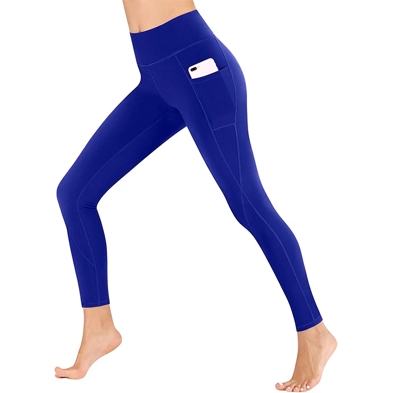 High Elastic Leggings Sports Leggings Women's High Waist Hip Lifting Yoga Pants Running Fitness Training Pants Black