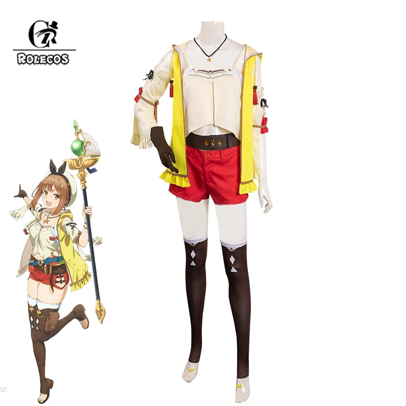 

Костюм для косплея ROLECOS Atelier Ryza: Ever темнота и секретный тайник райзалин, униформа на Хэллоуин, Женский карнавальный наряд