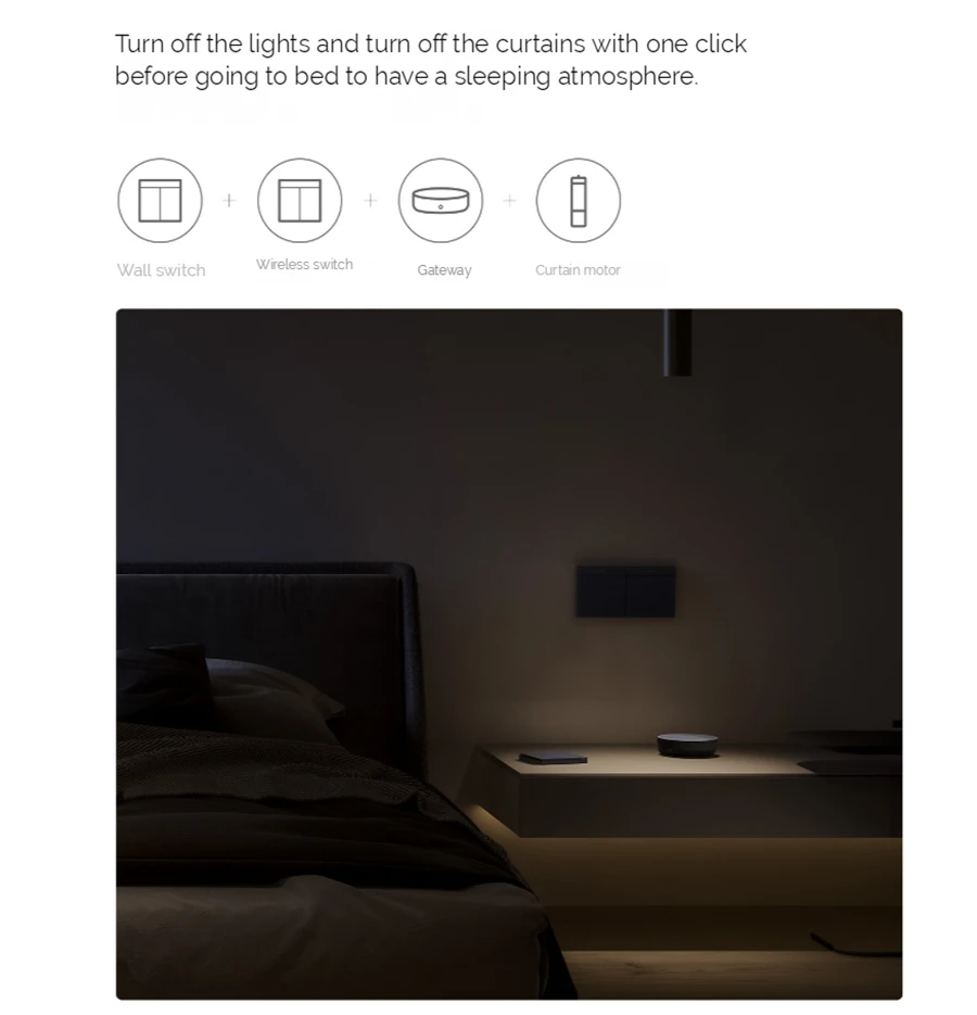Original Smart Wall Switch H1M Zigbee 3.0 Neutral MARS-Tech 6 Colors Wireless K