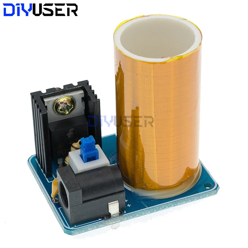 DIYUSER BD243 Mini zestaw cewka tesli magiczne rekwizyty DIY części puste światła technologia Diy DIY elektronika BD243C