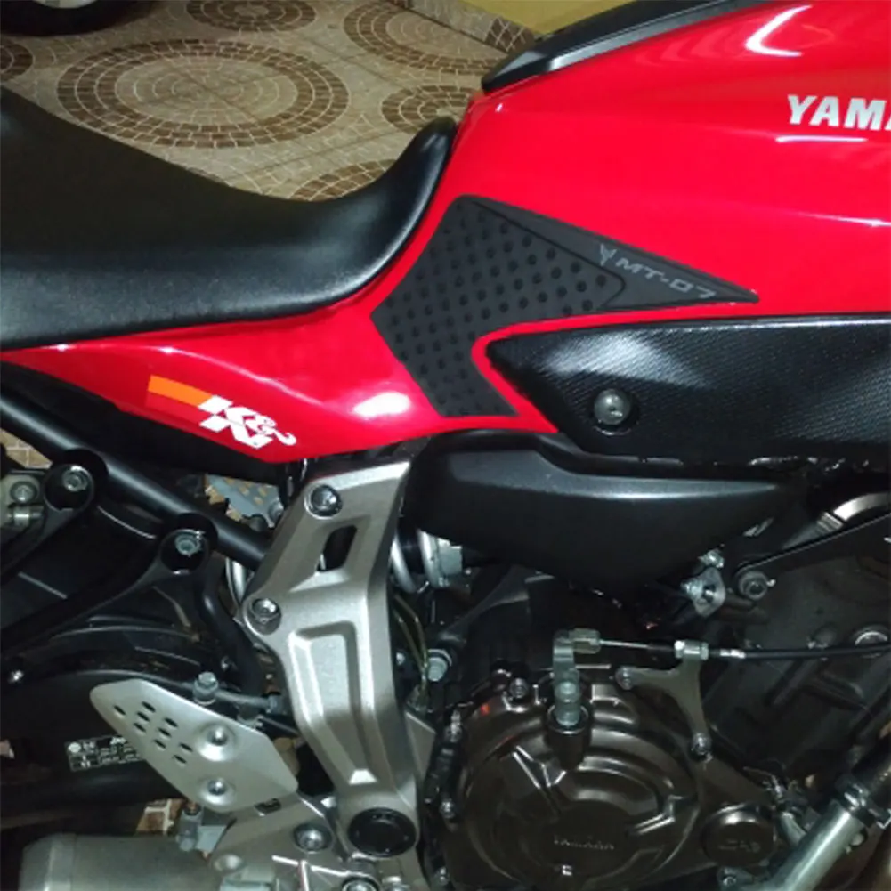 

for Yamaha MT07 13-17 Tanks Sticker PartsMotorcycle Fuel Tank Anti Slip Rubber Anti Scald Soft Pad Modification Accessories