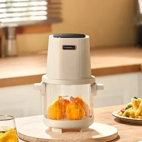 Air Fryer Mini Small Capacity Visualization Transparent Glass Small Single Dormitory Free of Shipping for One Person
