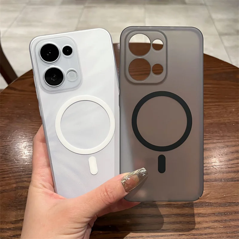 Ultra Clear Slim Matte Translucent Magnetic Case