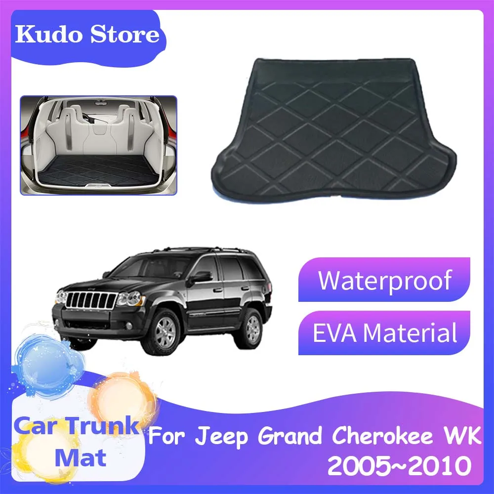 

Car Trunk Mats for Jeep Grand Cherokee WK 2005~2010 Luggage Cushions Floor Storage Tray Pads Rear Cargo Liner Covers Accessories