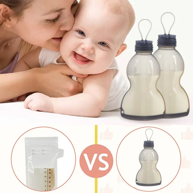 Sac de stockage de lait maternel pour maman, 30 sacs de stockage de lait  maternel 250ml, sacs de stockage de qualité alimentaire pour congélateur de  bébé - AliExpress