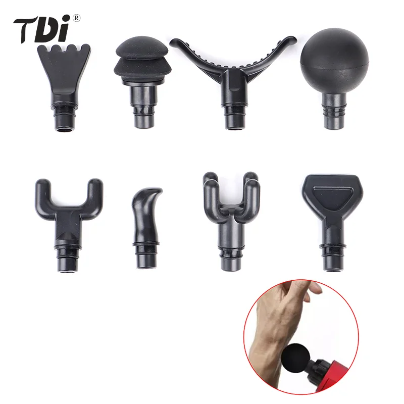

Fascia Gun Massage Head Universal Fascia Massager Gun Replacement Head Set Body Relaxation Silicone Massage Head 22 styles