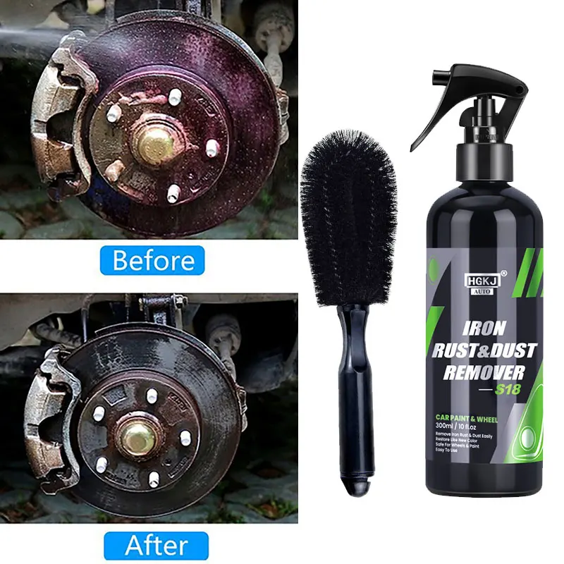 CarIronRemoverRustDustRemoverSprayIronDustRimRustCleanerCar