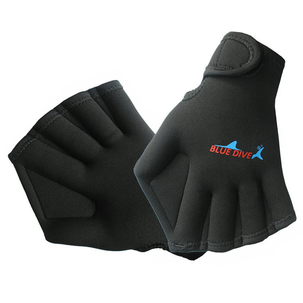 

1pair Swim Training Webbed Gloves Aquatic Fitness Training Aqua Fit for Men Women Scuba Diving Snorkeling Spearfishing Gloves