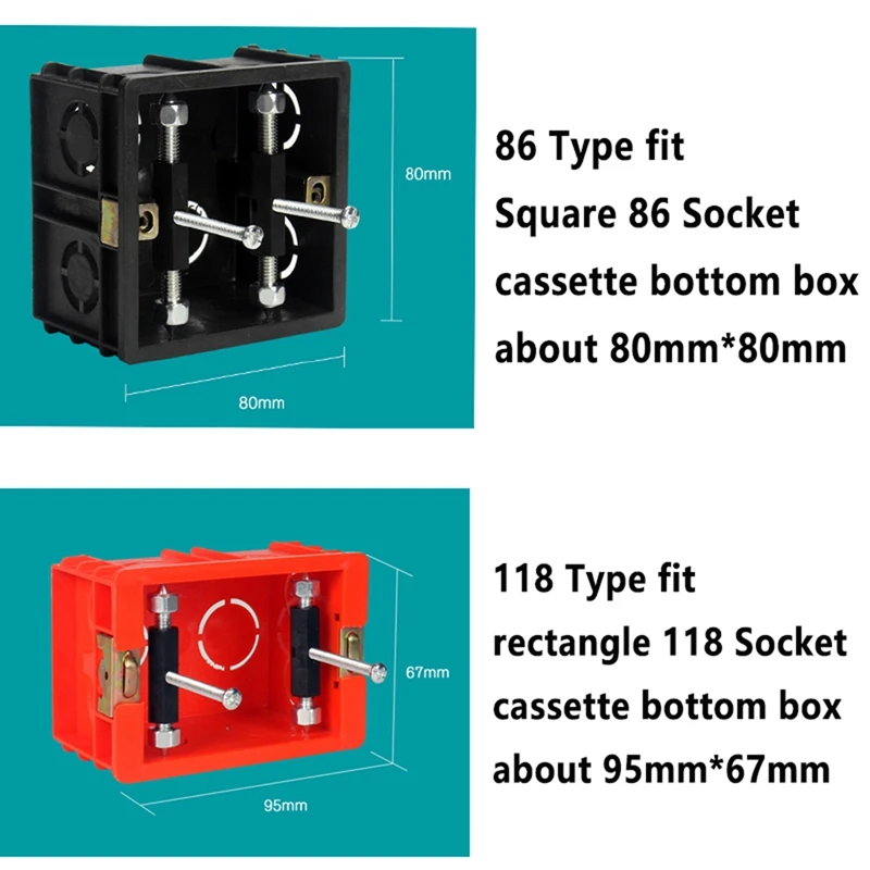 Socket Box Repairer Electric Box Support Rod Switch Universal Socket Repairer