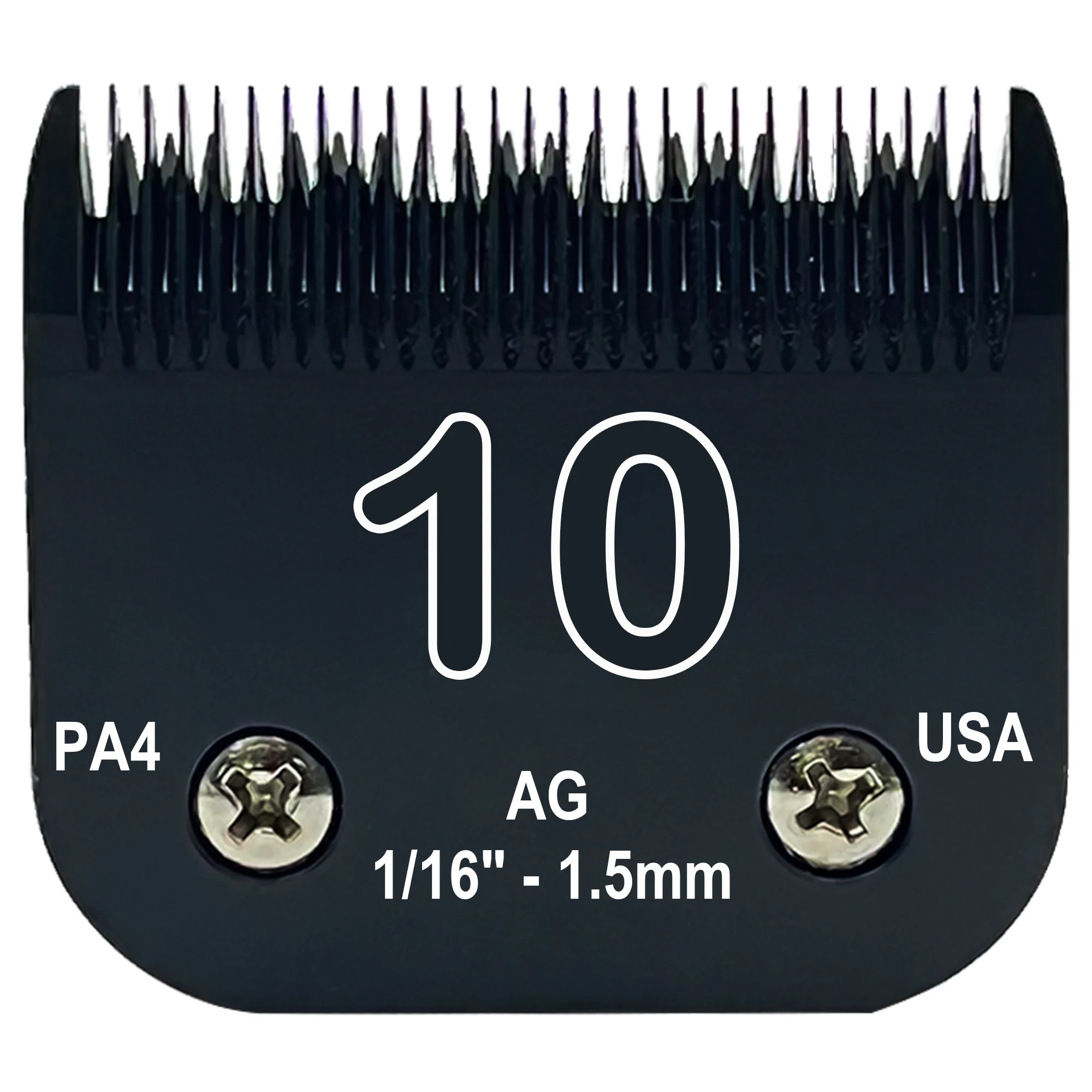 10# Black Blade Dog Grooming Made of Steel Blade and Stainless Steel Compatible with Ainds Oster A5 Other Series Clippers