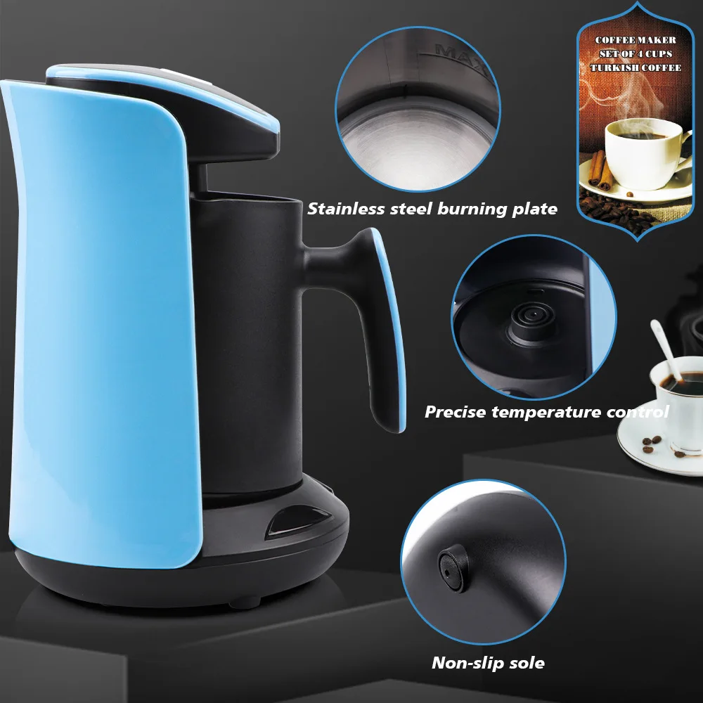 RAF Home Heated Coffee Cups New Turkish Coffee Pot Portable Office and Tea Maker