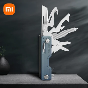 샤오미 NexTool 미니 접이식 포켓 나이프, 핸드 툴 멀티 툴, 휴대폰 홀더 오프너, 카드 핀 가위, 절단 DIY, 10 인 1