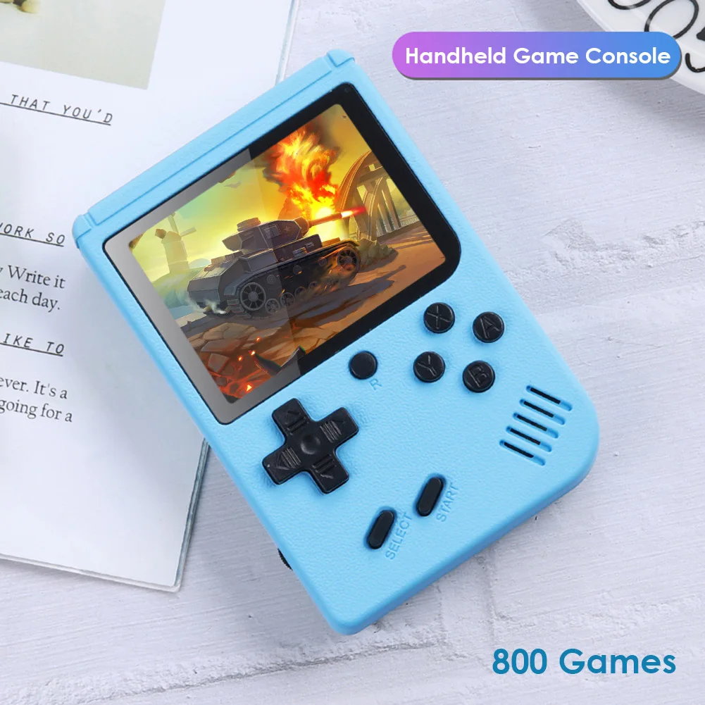 V90 Retro Handheld Game Player 3.0 inch IPS Handheld Console 3000 Classic Games Boy Pocket Flip Mini Video Games Player 