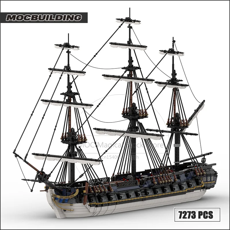Moc Building Blocks Frigate Technology Brick Set Warship Model