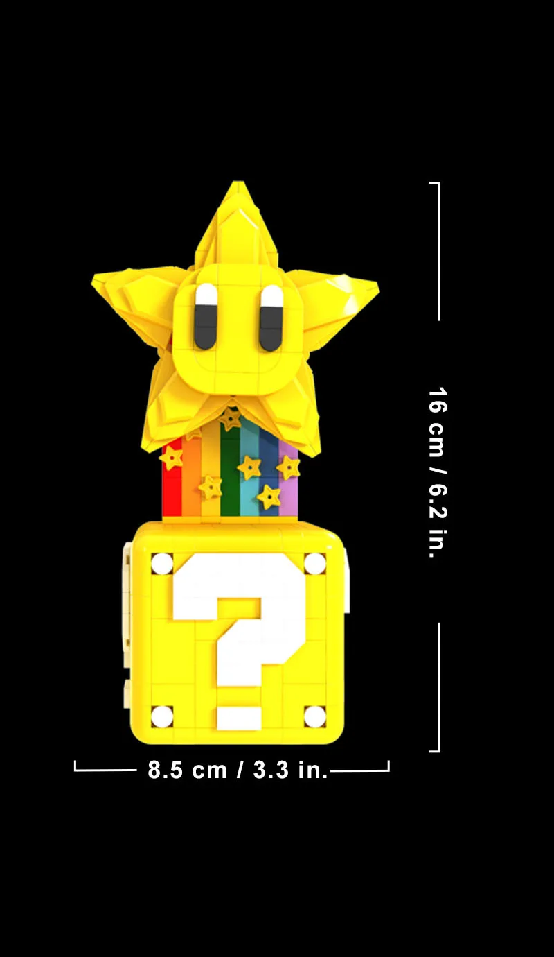 Lego MOC Super Mario Super Star