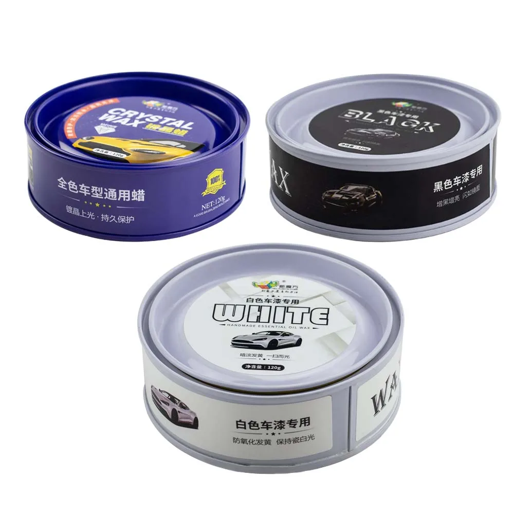 120/250g Car Coating Wax Crystal Plating Set Hard Glossy Wax Layer