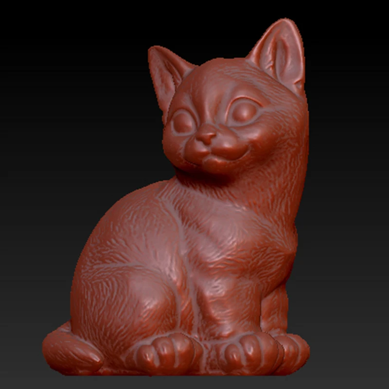 1:64 Cute Animals Puppy And Cat Model Miniature Sand Table Need To Be Colored By Yourself